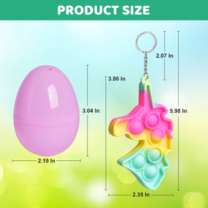 Easter Eggs with Popper Fidget Toys 24 Pcs - PopFun
