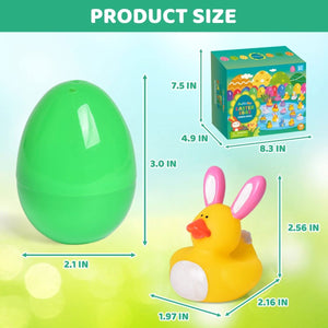 Easter Eggs with Rubber Duck Toys 18 PCs - PopFun