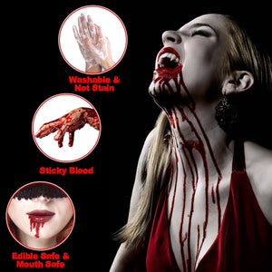 Fake Blood Solution 2 Bottles - PopFun