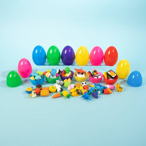 Food & Animal Erasers in Easter Eggs - PopFun