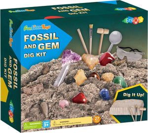 Fossil and Gem Dig Kit - PopFun