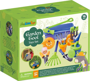 Garden & Beach Tool Toys Set with Wagon - PopFun