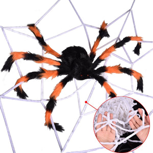 Giant Orange and Black Widow Haven - PopFun