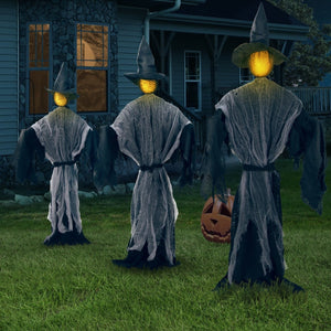 Glowing Halloween Witch Decor 3pcs - PopFun