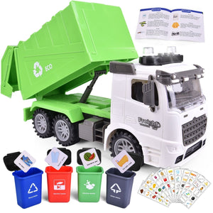 Green Recycling Truck Toy - PopFun