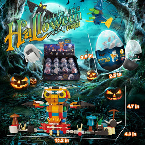 Halloween Building Bricks in Eggs - PopFun