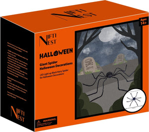 Halloween Decor Bendable LED Spider - PopFun