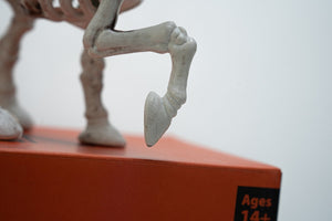 Halloween Decor Unicorn Skeleton Figurines, 2pcs - PopFun