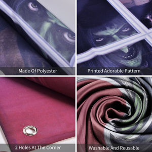 Halloween Decoration Witch Door Cover - PopFun