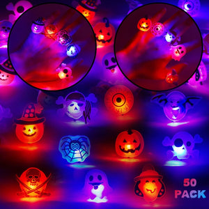 Halloween Party Favors: LED Rings for Kids - PopFun