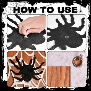 Halloween Spiderweb Door Cover - PopFun
