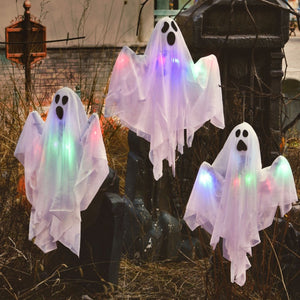 Hanging Ghosts Outdoor Lights Set - PopFun