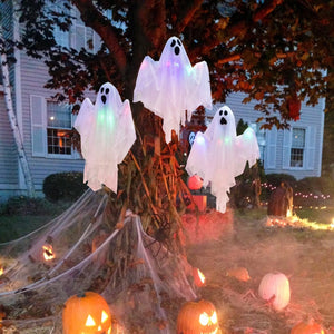 Hanging Ghosts Outdoor Lights Set - PopFun