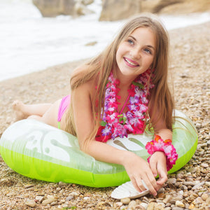 Hawaiian Leis Necklace Bracelets Party Pack (60 Pcs) - PopFun