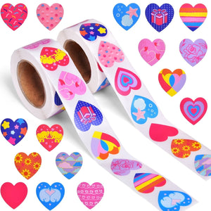 Heart Stickers for Valentine's Day - 1000 pcs?? - PopFun