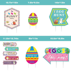 Holiday Garden Stakes: 12 Easter Themed Yard Stakes - PopFun