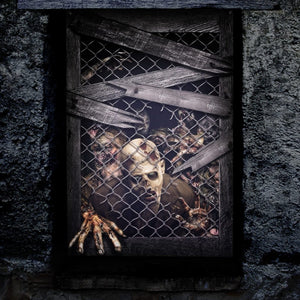 Indoor Halloween Decor Zombie Curtain - PopFun