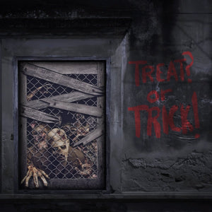 Indoor Halloween Decor Zombie Curtain - PopFun