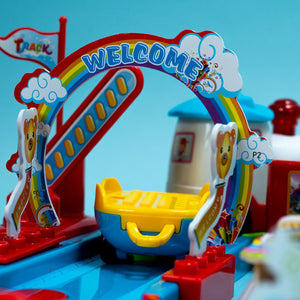 Kids Train Sets with Flexible Railway Build Sets - PopFun