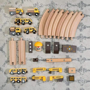 Magnetic Building Robot Cars and Track Toys - PopFun