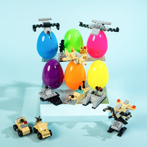 Military Vehicles Building Blocks Easter Eggs - PopFun