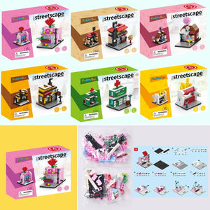 Mini City Streetscape Building Blocks 6-in-1 - PopFun