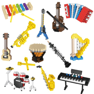 Music Themed Mini Building Blocks - PopFun