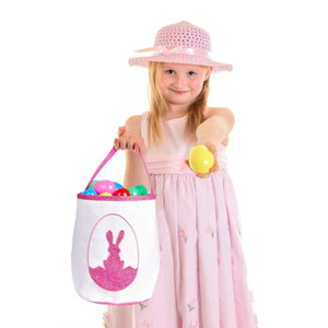 Pink Easter Bunny Basket - PopFun