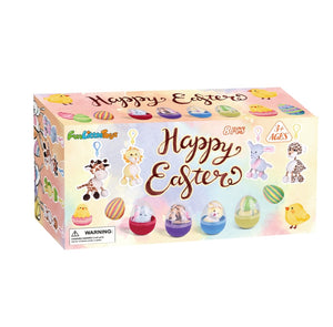 Plush Animal Keychain Easter Eggs (8pcs) - PopFun