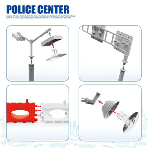 Police Station Building Kit - PopFun