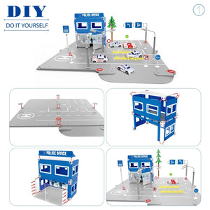 Police Station Building Kit - PopFun