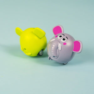 Prefilled Easter Eggs with Animal Pull Back Cars 12 Pcs - PopFun