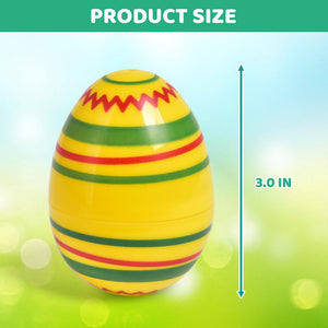 Printed Fillable Easter Eggs 48 Pcs - PopFun