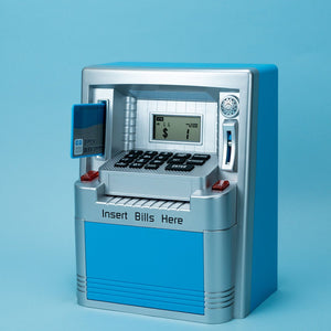 Realistic ATM Piggy Bank Pretend Play Set - PopFun