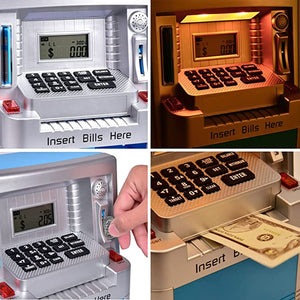Realistic ATM Piggy Bank Pretend Play Set - PopFun