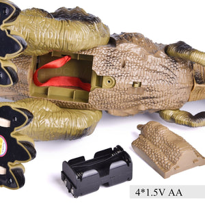 Remote Control Water Spraying Dinosaur Toy - PopFun