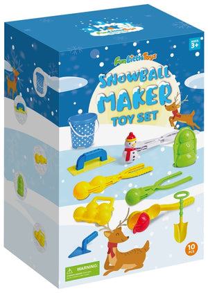 Sand Toys and Snowball Shaper (10pcs) - PopFun