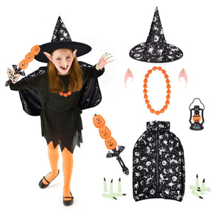 Scary Halloween Witch Costume with Mask - PopFun