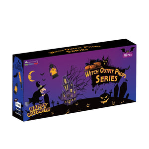 Scary Halloween Witch Costume with Mask - PopFun