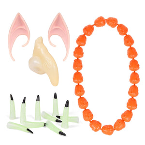 Scary Halloween Witch Costume with Mask - PopFun