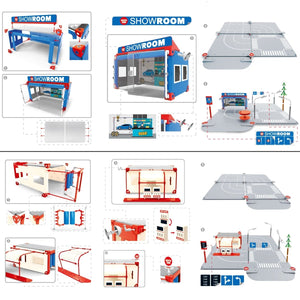 Showroom and Petrol Station Set - PopFun