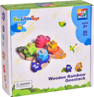 Stacking and Sorting Toys for Toddlers 20 Pcs - PopFun