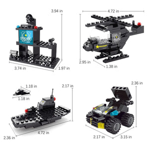 SWAT Police Building Blocks Set - PopFun