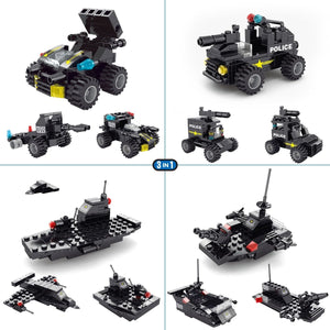 SWAT Police Building Blocks Set - PopFun
