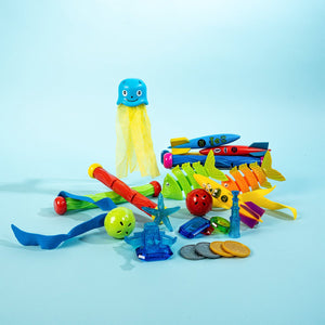 Swimming Diving Pool Set for Kids 34 Pcs - PopFun