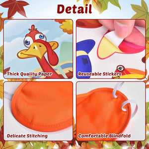 Thanksgiving Pin the Hat Game - PopFun