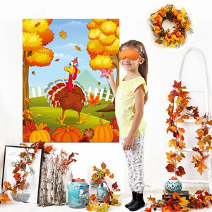 Thanksgiving Pin the Hat Game - PopFun