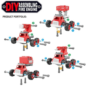 Transforming Fire Truck Set - PopFun