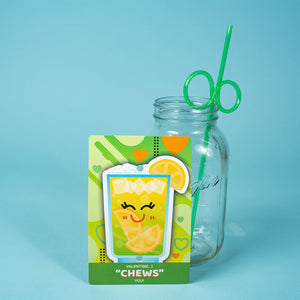Valentines Day Cards for kids with Crazy Straws - 32 pcs - PopFun