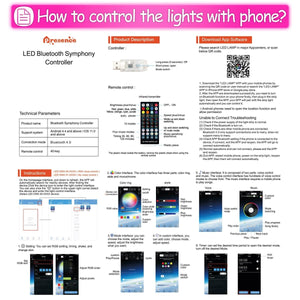 Valentine’s Heart Topper Waterfall Outdoor String Lights - PopFun